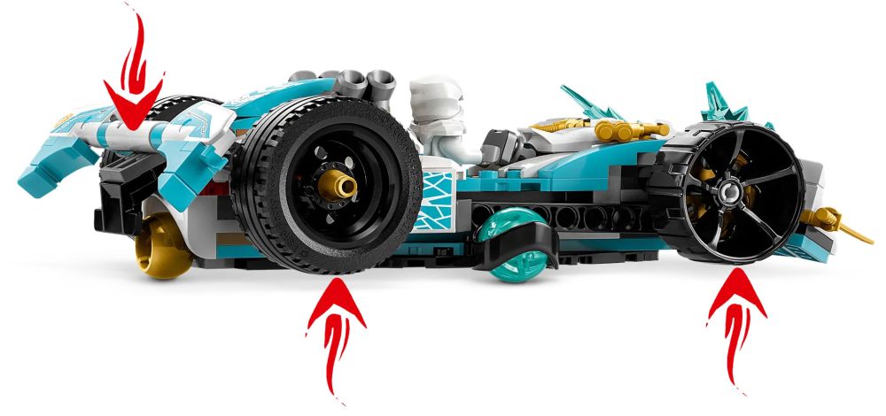 LEGO® NINJAGO 71791 La Voiture de Course Spinjitzu : le Pouvoir du