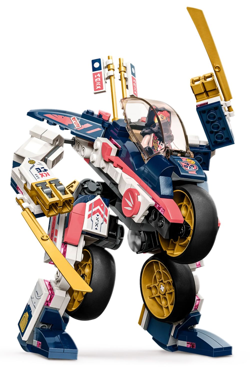 LEGO® NINJAGO 71792 Le Robot Bolide Transformable de Sora, Jouet