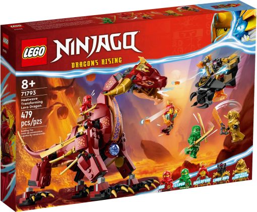 LEGO Ninjago 71793 Le dragon de lave transformable de Heatwave