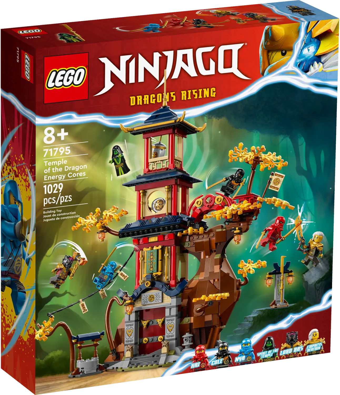 LEGO Ninjago 71795 Pas Cher Les Noyaux D nergie Du Temple Du Dragon LEGO Ninjago 71795 Pas Cher Les Noyaux D nergie Du Temple Du Dragon