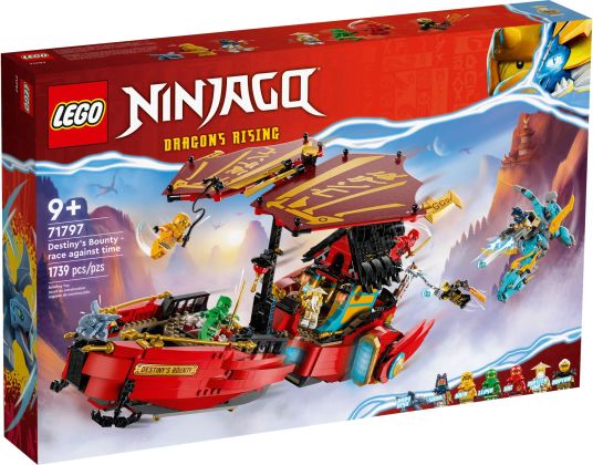 LEGO Ninjago 71797 Le QG des ninjas - La course contre la montre