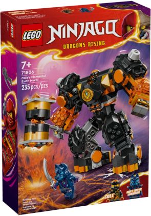 LEGO Ninjago 71806 Le robot élémentaire de la terre de Cole