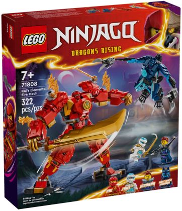 LEGO Ninjago 71808 Le robot élémentaire du feu de Kai