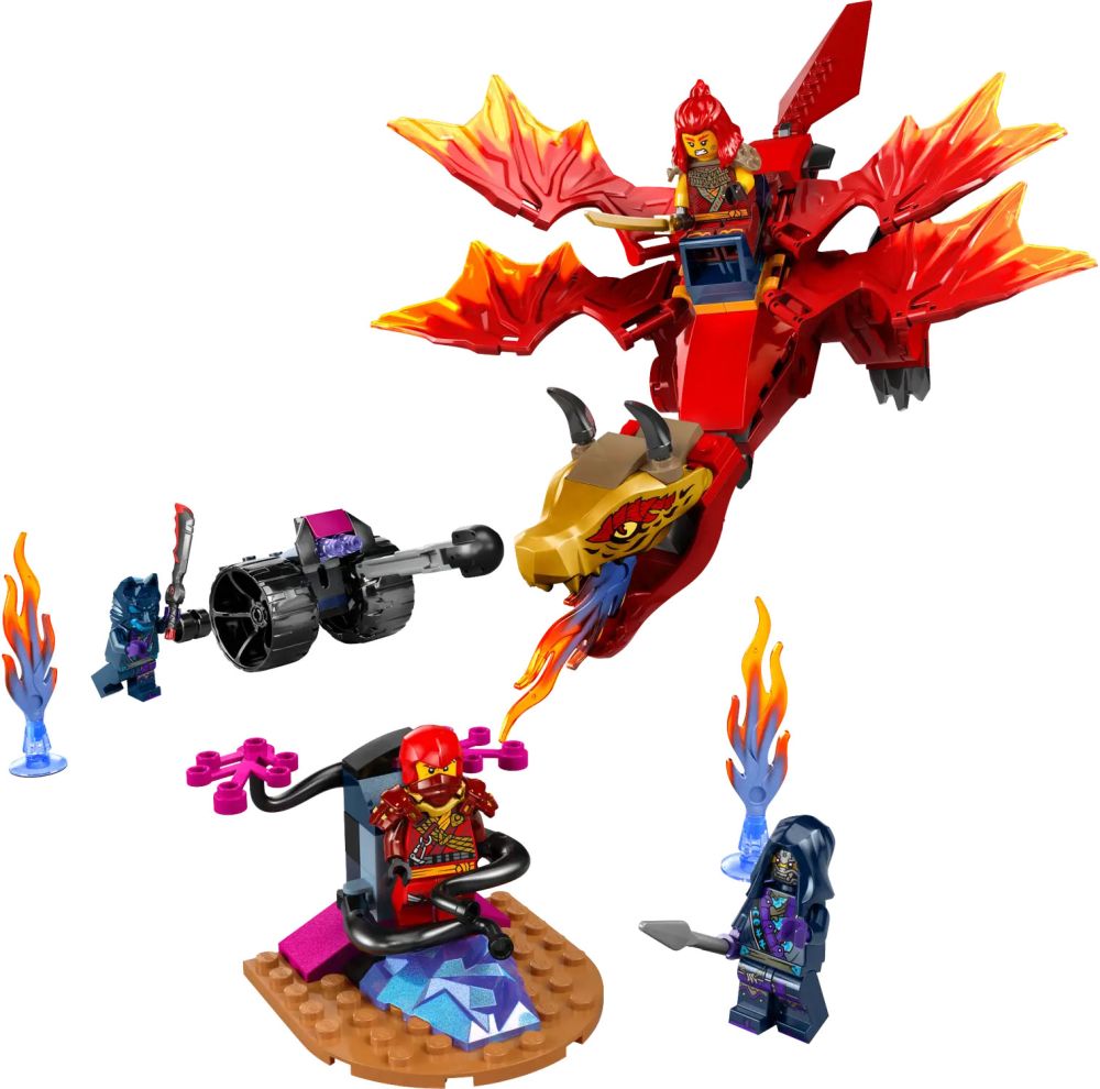 LEGO Ninjago 71815 pas cher, La bataille du dragon source de Kai