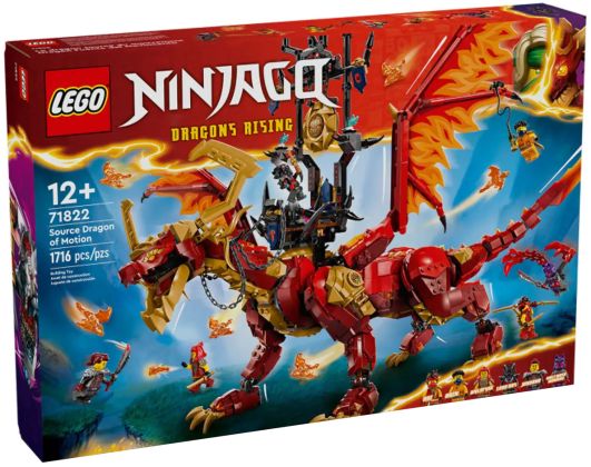 LEGO Ninjago 71822 Le dragon source du mouvement