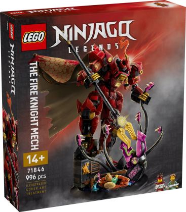 LEGO Ninjago 71846 Le robot du chevalier de feu