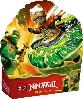LEGO Ninjago 71850 Lloyd contre la toupie du monstre de la Terre
