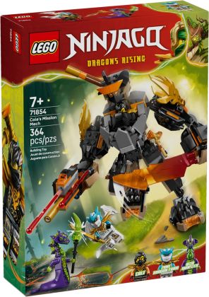 LEGO Ninjago 71854 La mission du robot Cole et du dragon Zane