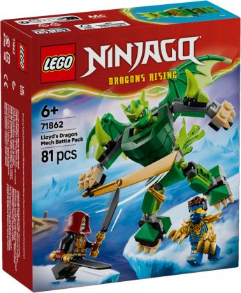 LEGO Ninjago 71862 Pack de combat : le robot dragon de Lloyd