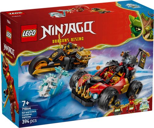 LEGO Ninjago 71864 Véhicules combinables de Kai et Cole