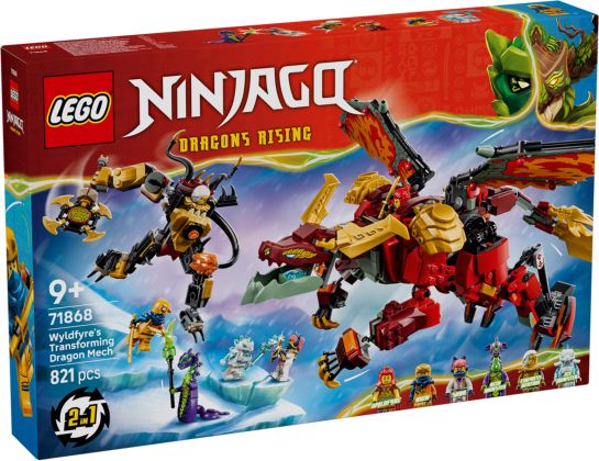 LEGO Ninjago 71868 Le robot dragon transformable de Braséra