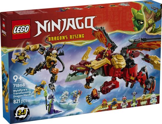 LEGO Ninjago 71868 Wyldfyre's Transformin Dragon Mech