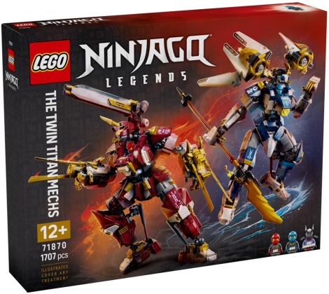 LEGO Ninjago 71870 Les robots Titan jumeaux