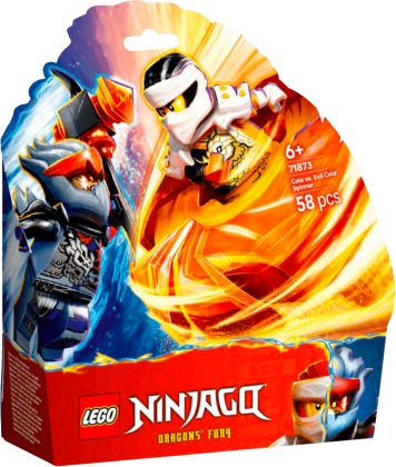 LEGO Ninjago 71873 La toupie Cole contre Cole maléfique