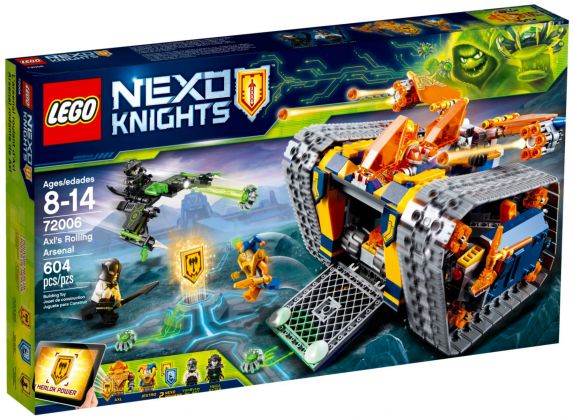 LEGO Nexo Knights 72006 L'arsenal sur chenilles d'Axl