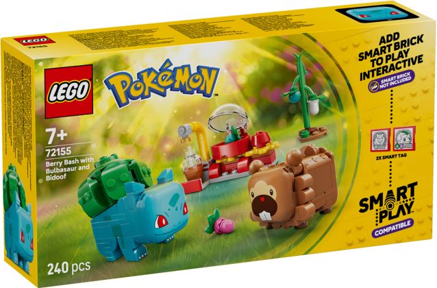 LEGO Pokémon 72155 SMART Play : Bulbizarre et Keunotor, délice de baies