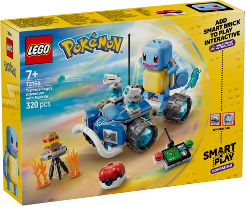 LEGO Pokémon 72156 SMART Play : L’aventure de Carapuce avec le buggy du Dresseur