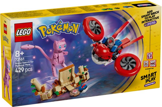 LEGO Pokémon 72161 SMART Play : Recherche de Mew fabuleux en drone