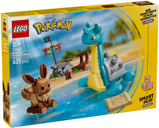 LEGO Pokémon 72162 SMART Play : Chasse au trésor d’Évoli et Lokhlass