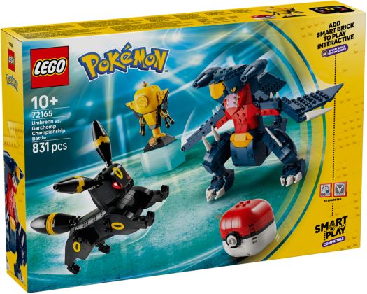 LEGO Pokémon 72165 SMART Play : Le combat entre Noctali et Carchacrok