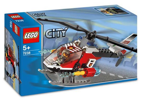 LEGO City 7238 L'hélicoptère de pompiers