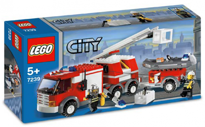 LEGO City 7239 Le camion des pompiers