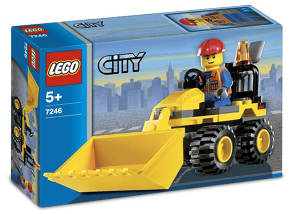 LEGO City 7246 pas cher, La minipelleteuse