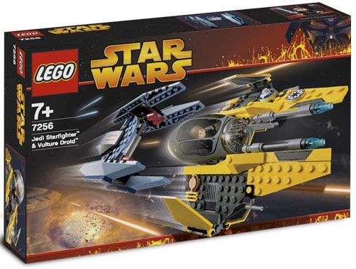 LEGO Star Wars 7256 Jedi Starfighter and Vulture Droid