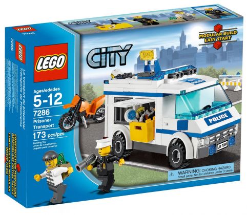 LEGO City 7286 Le transport du prisonnier