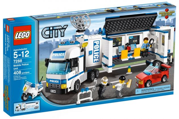 LEGO City 7288 L’unité de police mobile