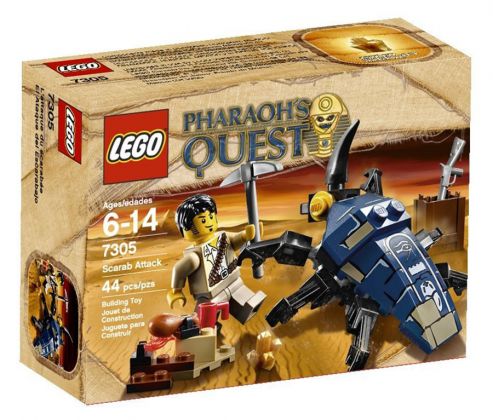 LEGO Pharaoh's Quest 7305 L'attaque du scarabée