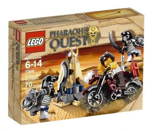 LEGO Pharaoh's Quest 7306 Les gardiens du sceptre d'or