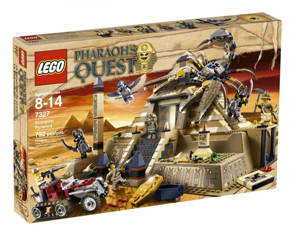 LEGO Pharaoh's Quest 7327 pas cher, La Pyramide du scorpion