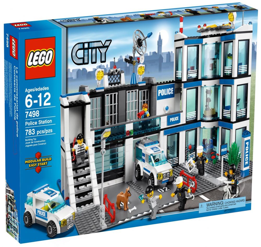 LEGO City 7498 pas cher, Le commissariat de police