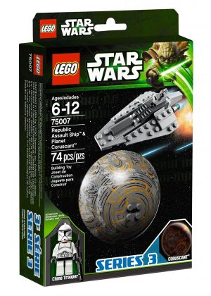 LEGO Star Wars 75007 Republic Assault Ship & Coruscant
