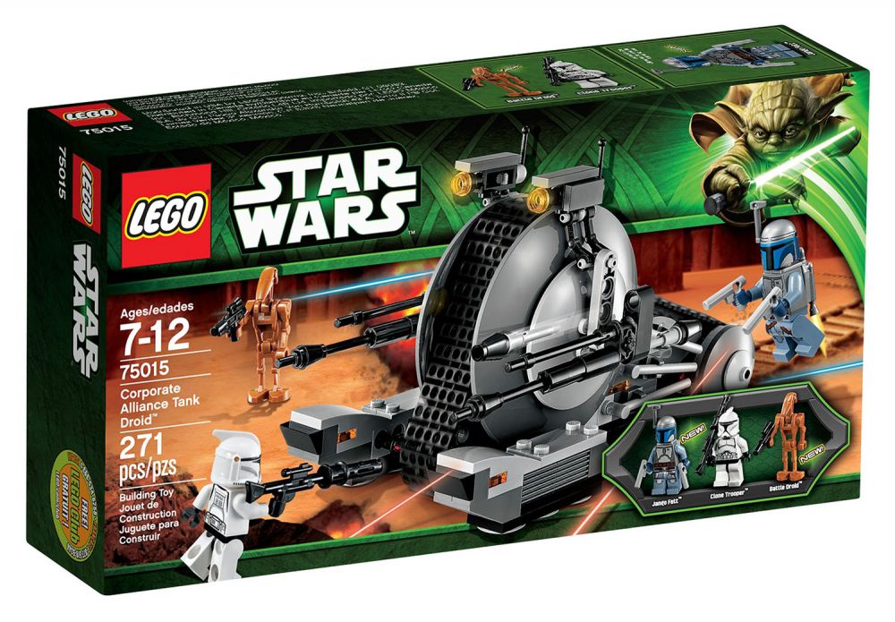 LEGO Star Wars 75015 pas cher, Corporate Alliance Tank Droid