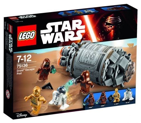 LEGO Star Wars 75136 La fuite des droïdes en pod