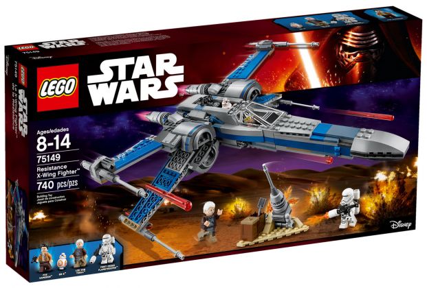 LEGO Star Wars 75149 X-Wing Fighter de la Résistance