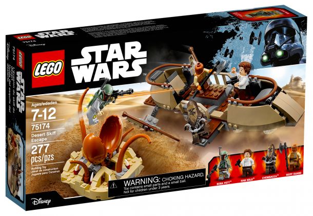LEGO Star Wars 75174 Evasion de Desert Skiff