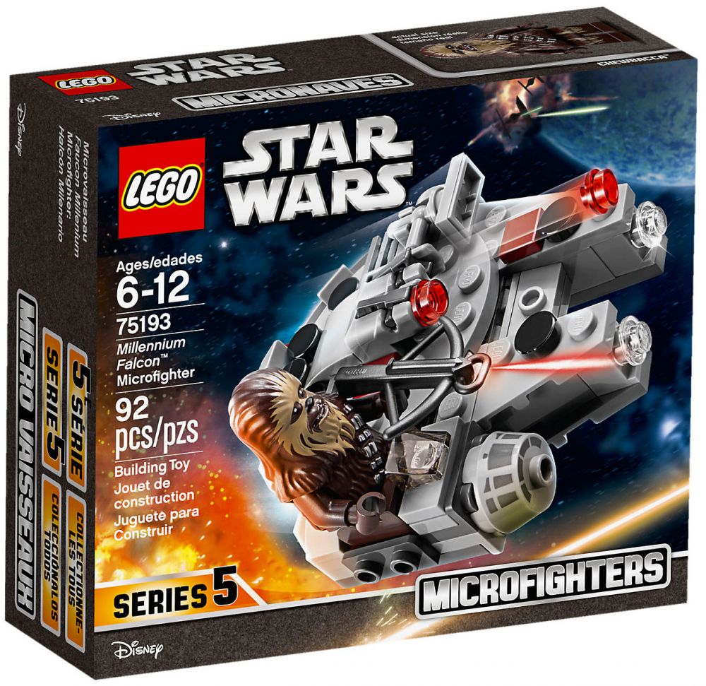 star wars faucon millenium lego