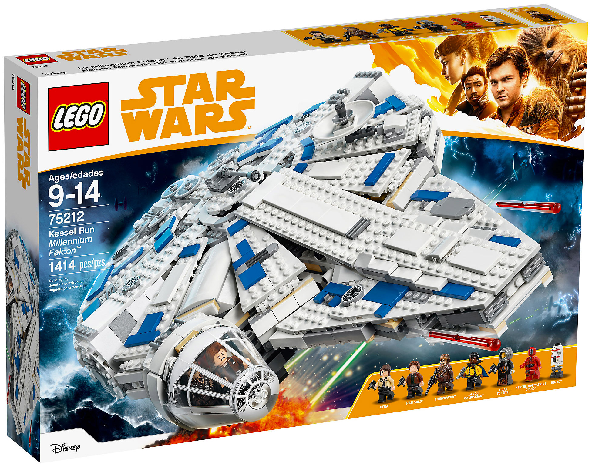 LEGO Star Wars 75212 pas cher, Le Faucon Millenium du raid de Kessel