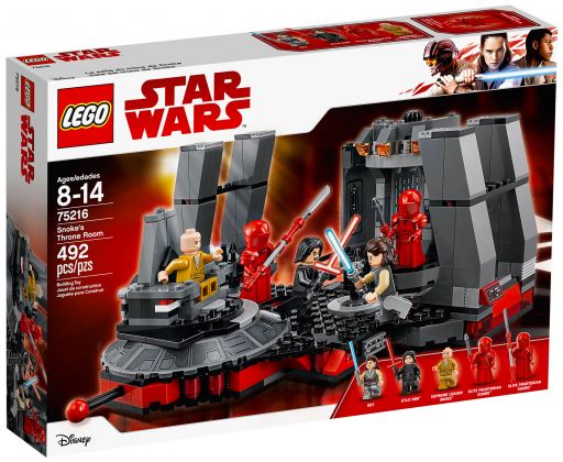 LEGO Star Wars 75216 Salle du trône de Snoke
