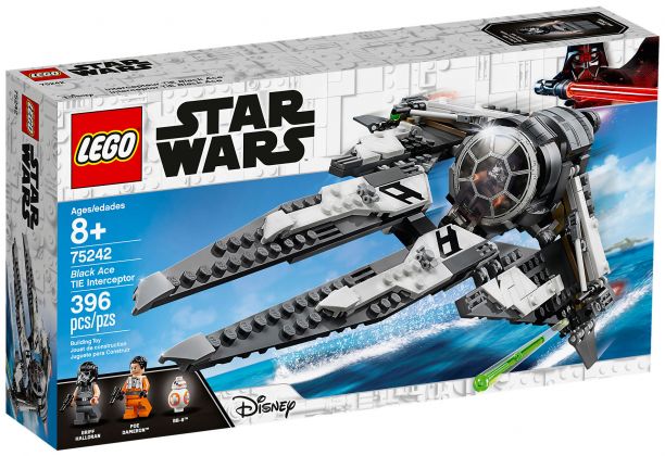 LEGO Star Wars 75242 Black Ace TIE Interceptor