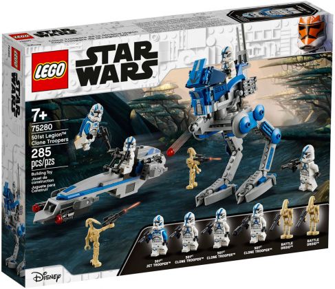 LEGO Star Wars 75280 Les Soldats Clones de la 501ème légion