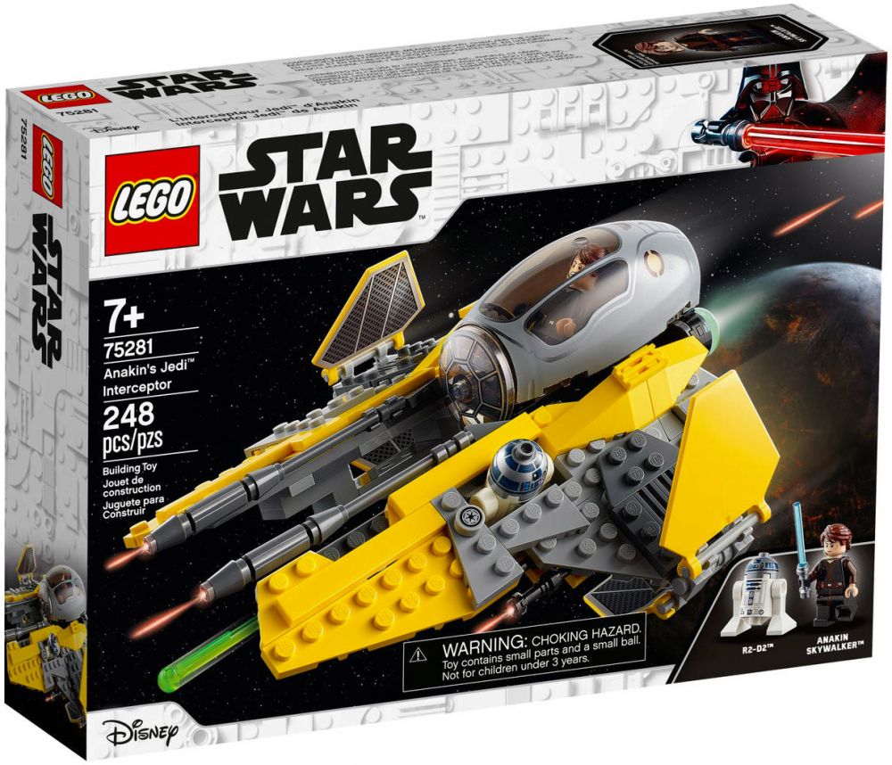 LEGO Star Wars 75281 pas cher, L'intercepteur Jedi d'Anakin