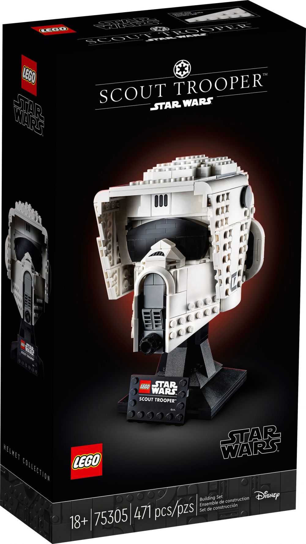 LEGO Star Wars 75304 pas cher, Le casque de Dark Vador