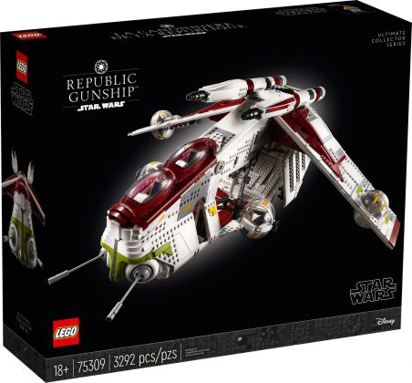 LEGO Star Wars 75309 L’hélicoptère de combat de la République UCS