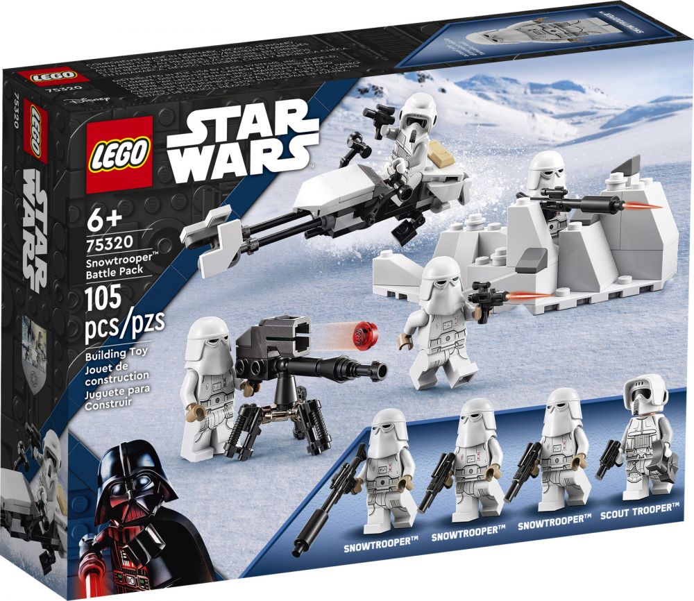 LEGO Star Wars 75320 pas cher, Pack de combat Snowtrooper