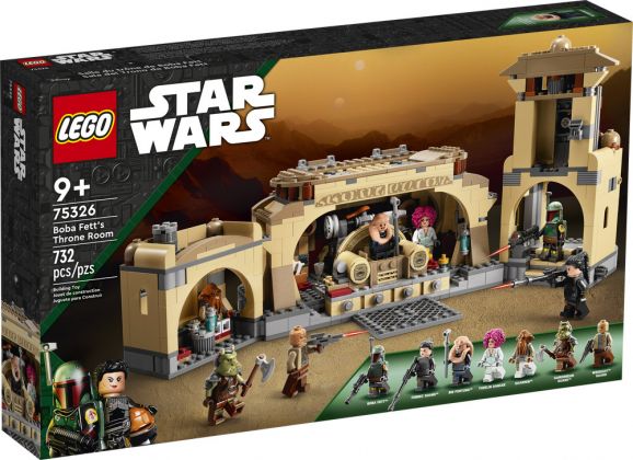 LEGO Star Wars 75326 La salle du trône de Boba Fett