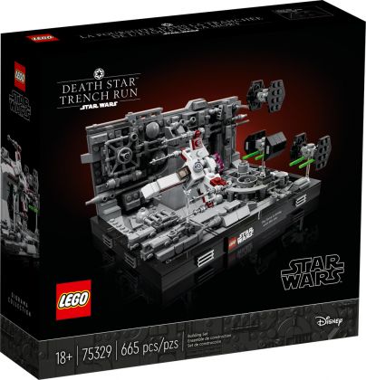 LEGO Star Wars 75329 Diorama de la poursuite dans les tranchées de l’Étoile de la Mort